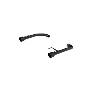 Se adapta a 15-23 Mustang 2.5" doble eje trasero negro acero aluminizado con punta negra-S7247 negro - Imagen 1 de 5