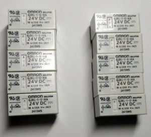 OMRON RELE POTENCIA G2RL-1-E-HA BOBINA 24VDC - 250V/16A 10 UNIDADES - Imagen 1 de 2