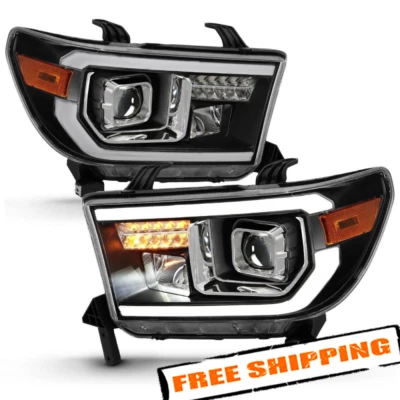 Anzo 111447 Halogen Projector Headlights for 07-13 Toyota Tundra/08-17 Sequoia Foto 1 de 4
