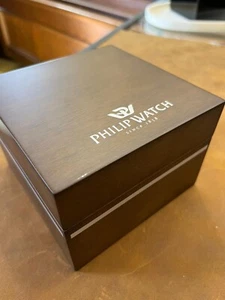 Philip Watch Box, Complete with Overbox and Pillow, NWOT - Picture 1 of 7