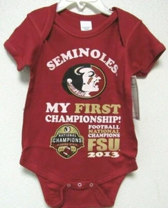 NCAA Florida State Seminoles Lap Shoulder My 1st 2013 Champions Two Feet Ahead  - Imagen 1 de 3