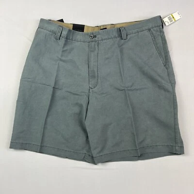 IZOD Men’s W42 Classic Linen Spring Chino Shorts Blue NWT - Image 1 of 4