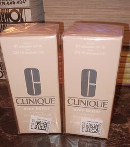 2 Clinique Even Better Makeup New Broad Spectrum Spf 15 CN 20 FAIR 1 oz/30 ml - Picture 1 of 1
