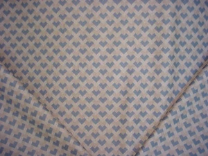 1-5/8Y Holland and Sherry Giacomo Blue Almond Printed Wool Upholstery Fabric - Picture 1 of 5