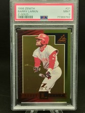 1998 Zenith Z-Gold 21 Barry Larkin 29/100 PSA 9
