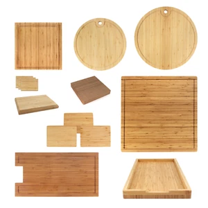 Heavy Duty Premium Organic Bamboo Wood Cutting Boards - Various Sizes & Styles! - Picture 1 of 31