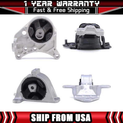 Juego de montaje de motor y transmisión x4 AT para Dodge Caravan V6 2001-2007 anclaje de 3,3 L Foto 1 de 4