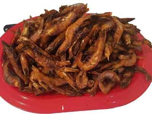 Dried Smoked African Shrimp - Wild Caught Dried Premium Quality Prawns - 1  LBS - Picture 1 of 2