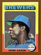 1975 Topps Mini #660 Hank Aaron Card TCCCX