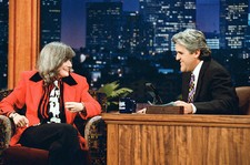 Comedian Paula Poundstone On Leno 1995 Old Television Photo 1