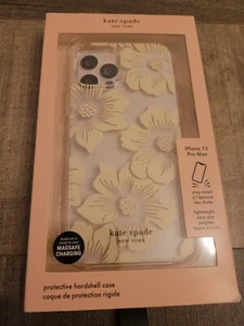 Kate Spade Hartschalenhülle für iPhone 12 PRO MAX (6,7") Hollyhock Floral NEU - Bild 1 von 4