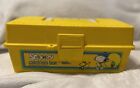 Boîte vintage Snoopy Catch'em de jaune Zebco