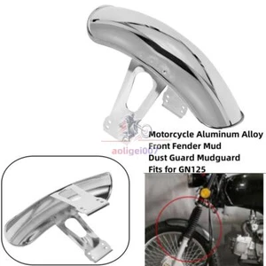 Universal Front Fender Chrome Mudguard Guard For Honda CG125 GN125 Cafe Racer - Picture 1 of 12