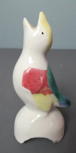 Vintage Morton Pottery Pie Bird Vent Funnel - White - 5'' Tall - k5 sb - Picture 1 of 6