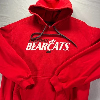 Sudadera con Capucha Vintage Cincinnati Bearcats Para Hombre Grande Roja Pullover Sudadera Universidad Foto 1 de 4