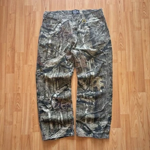 Vintage 90’s Men’s Essential Mossy Oak Camo Canvas Pants Size 36X30! LESEN - Bild 1 von 6