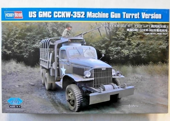 Hobby Boss 83833 US GMC CCKW-352 versione torretta mitragliatrice Scala 1/35 - Immagine 1 di 1