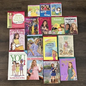American Girl Lot of 16 Books Courtney Saige Felicity Kit McKenna Friends Guide - Picture 1 of 24