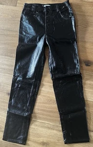 B.P. Black Faux Faux Leather Pant Sz 26 - Picture 1 of 7