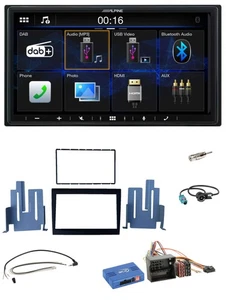 Alpine Bluetooth 2DIN Lenkrad DAB USB Autoradio für Porsche Boxster 09-12 - Bild 1 von 12