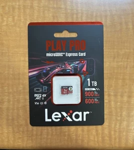 Lexar 1TB PLAY PRO microSDXC Express Card for Switch 2 - BRAND NEW / IN HAND - Photo 1 sur 1
