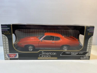 1969 Pontiac GTO Judge Diecast Model Car: 1/18 Scale By Motor Max - Image 1 of 4