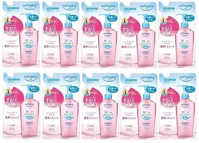 KOSE Softymo быстрое очищающее масло заправка упаковка 210 мл средство для снятия макияжа набор из 10 - Изображение 1 из 2