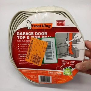 Frost King 30 Ft. Nail on Garage Door Top and Side Seal. 1- 3/ 4 w. - Picture 1 of 4