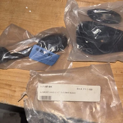 KIT MANIJA TECHO CORREDIZO NEGRO VOLKSWAGEN T1 BUG BEETLE 1964-1967 Foto 1 de 3