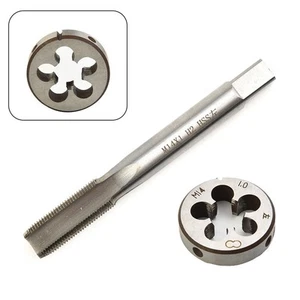 Left Hand M14X1.0mm Machine Metric HSS Tap And Die Set Thread Tap Drill UK STOCK - Picture 1 of 12