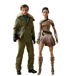 🔥 Barbie Diana/Steve, Collectible Dolls Wonder Woman Movie Wearing Brown/Green - Picture 1 of 12
