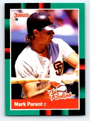 1988 Donruss The Rookies - #8 Mark Parent (RC) - *Near Mint* - Image 1 of 2