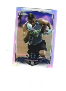 2014 Topps Chrome Refractors #137 Loucheiz Purifoy RC INDIANAPOLIS COLTS - Picture 1 of 1