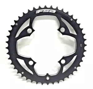 FSA Vero Pro Road Alloy Chainring 44T 104 BCD 4-Bolt Black Anodized WA146 NEW - Picture 1 of 6