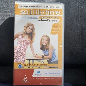 So Little Time Volume 1 : School's Cool VHS RARE Mary-Kate & Ashley Olsen - Picture 1 of 5