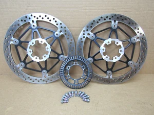 Aprilia Tuono V4 1100 RR 2020 front brake disc rotors pair (10151) - Picture 1 of 16