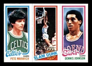 1980 Topps Basketball #101 Maravich Free Johnson VG *e3 - Bild 1 von 2