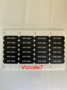 Motorola XPR7550e Front Name Plate Label - Picture 1 of 1