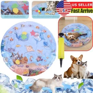Cat Dog Water Play Mat Water Sensory Play Mat Thickened Cats Dogs Water Bed Kit - Picture 1 of 12