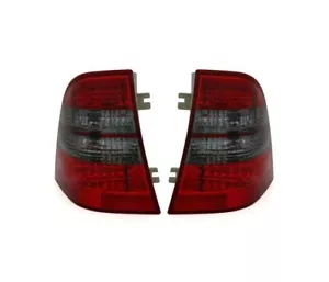 MERCEDES W163 M CLASS 1998-2005 RED BLACK VT376 SET REAR LIGHTS TAIL LED - Picture 1 of 4