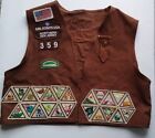 Girl Scout Brownie Vest Loaded With  2007-2009 Patches