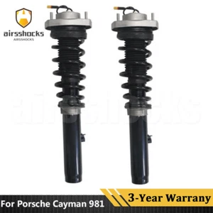 Pair Front Shock Absorbers Struts w/ADS For 2013-2016 Porsche Cayman Boxster 981 - Picture 1 of 6