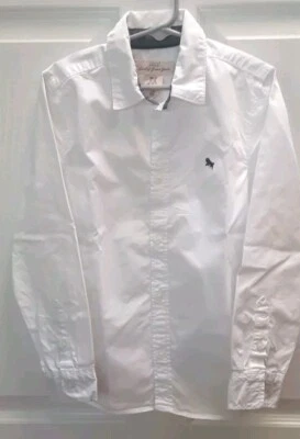 L.O.G.G. Label Of Graded Goods White Button Up Shirt Boys Size 7 -8 Y School - Image 1 of 4