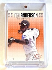 2013 Leaf Rize Draft 1/1 Tim Anderson Rookie