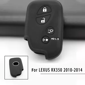 4 botones negros para LEXUS RX350 2010-2014 silicona coche llavero funda - Imagen 1 de 5