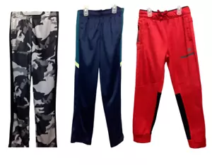 Athletic Works /Russell Boys Lot 3 Activewear Casual Pants Bottoms Sz L 10-12 - Picture 1 of 4