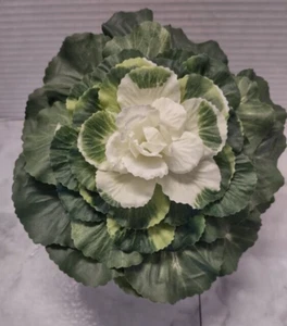 Mini rose artificial decorative cabbage. Silk Flowers - Picture 1 of 5