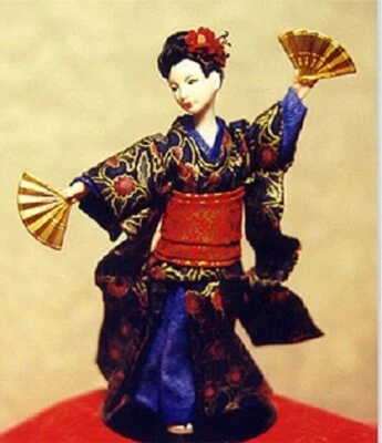 1:12 scale Miniature Doll Art Tutorials BY DANA Patterns   GEISHA          - Image 1 of 2