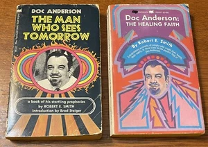 Lot Of 2 Vintage Psychic ESP Doc Anderson Paperback Books By Robert E. Smith - Picture 1 of 9