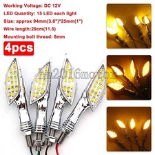 4* Skeleton Hand Turn Signal Light For Honda Shadow Aero Spirit ACE 600 750 1100